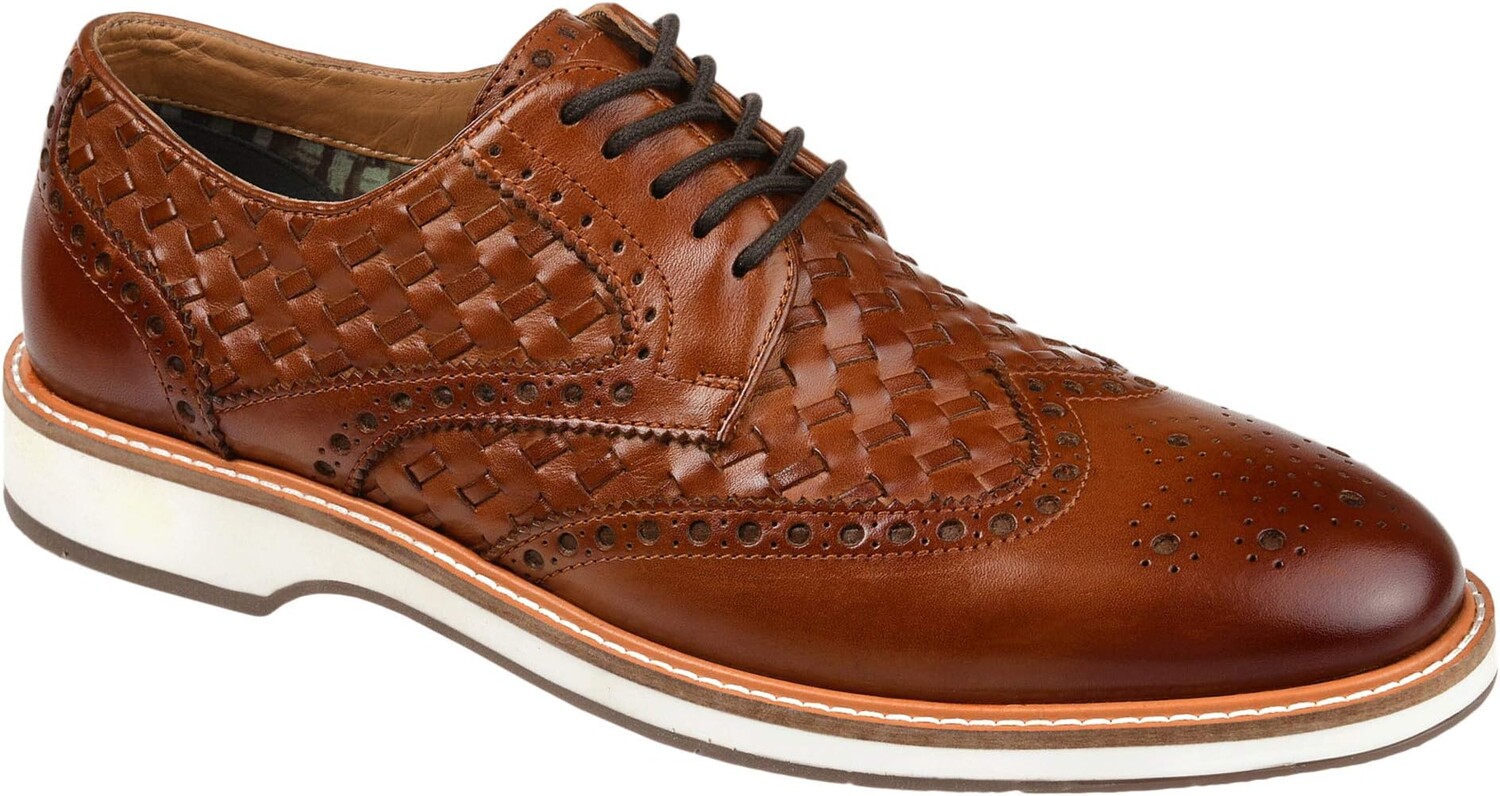 

Оксфорды Radcliff Woven Wing Tip Derby Thomas & Vine, цвет Cognac