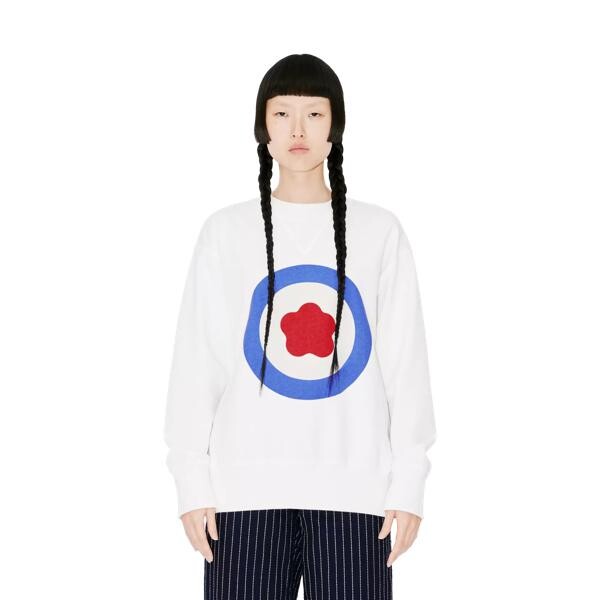 

Футболка oversize pullover "kenzo target" 02 blanc casse 02 blanc casse Kenzo, белый