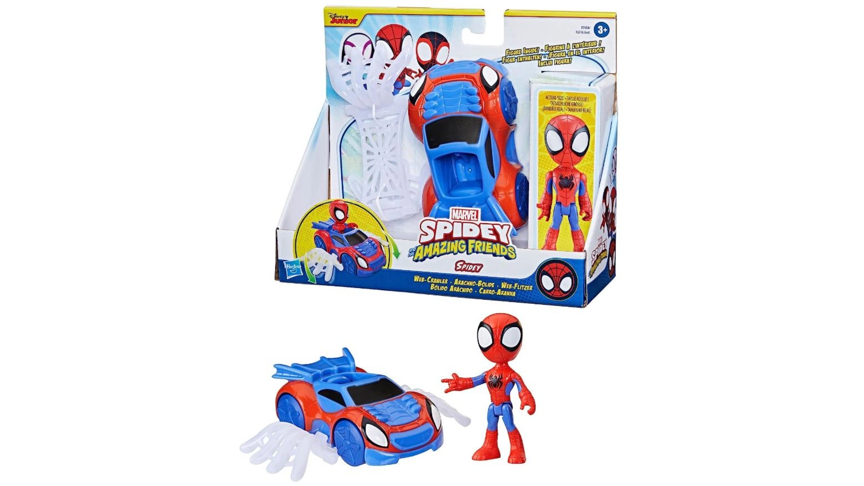 Hasbro Набор Марвел Спайди и его удивительные друзья Spidey Web Speedster Set цена и фото