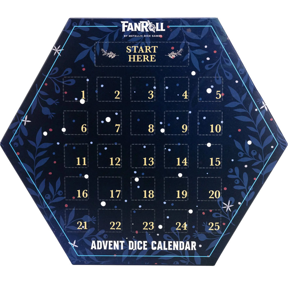 

Аксессуары Metallic Dice Games Advent Dice Calendar #2