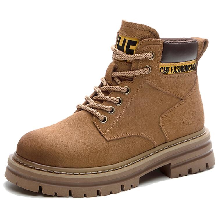 

Ботинки Martin Boot женские Jietegongyang, цвет Earthy yellow and fleece