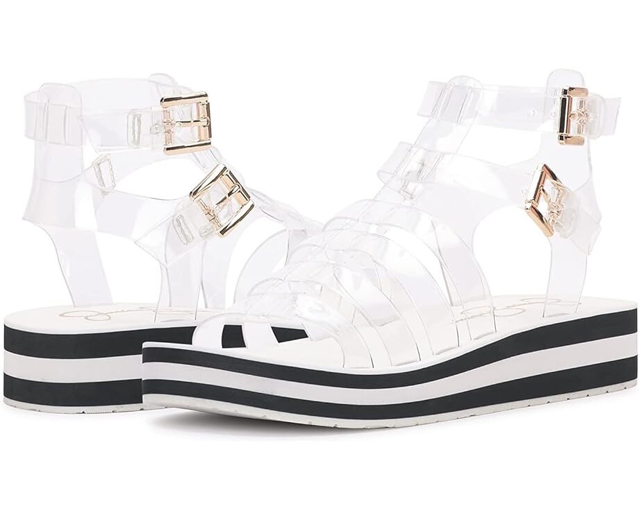 

Сандалии Jessica Simpson Bimala, цвет Clear Black