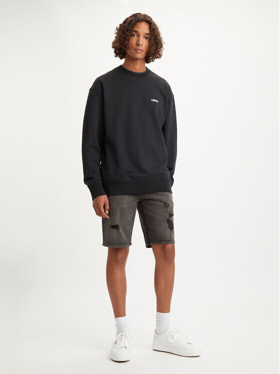 

Джинсовые шорты прямого кроя Levi's, черный