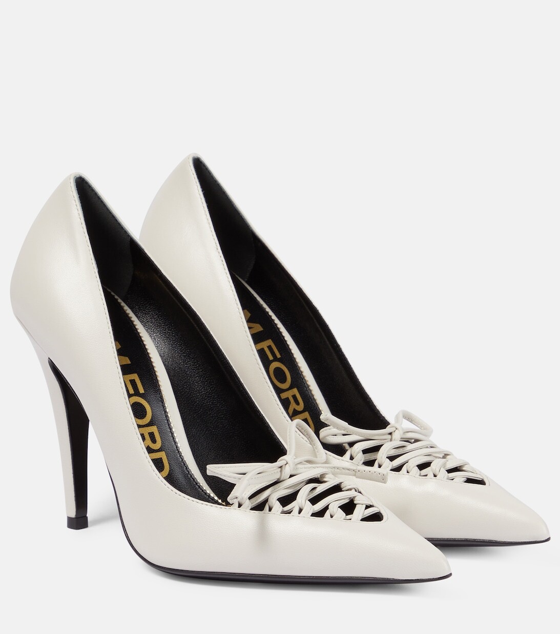 

Корсет 105 кожаные туфли-лодочки Tom Ford, белый