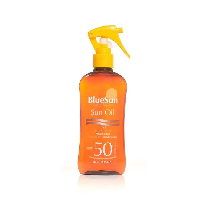 

Солнцезащитный крем aceite solar spf50 Bluesun, объем 200 мл