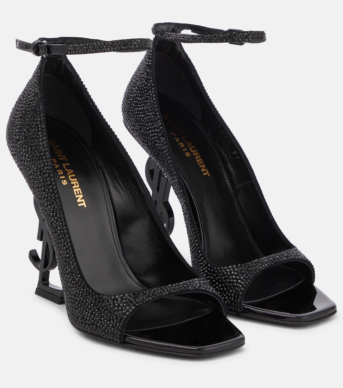

Декорированные туфли Opyum 110 Saint Laurent, черный