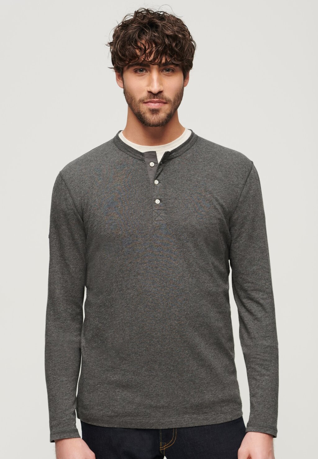 

Рубашка с длинным рукавом Superdry, цвет cosmo grey marl