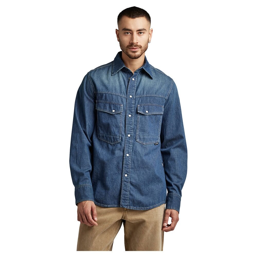 

Рубашка G-Star Dakota Regular Fit, синий