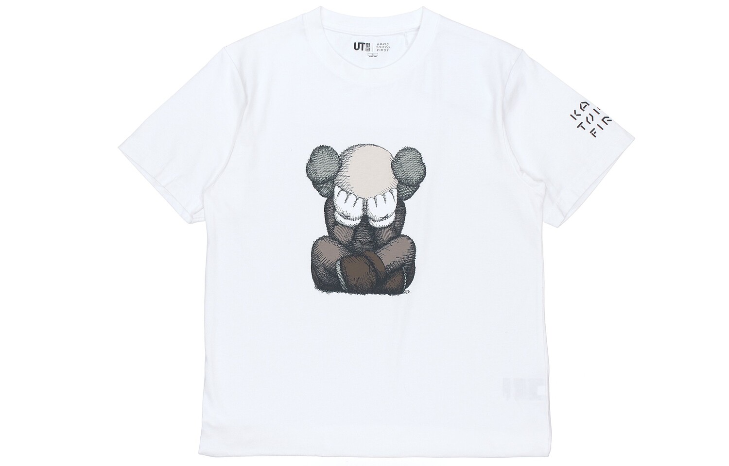 

Футболка унисекс с круглым вырезом UNIQLO x KAWS, белая
