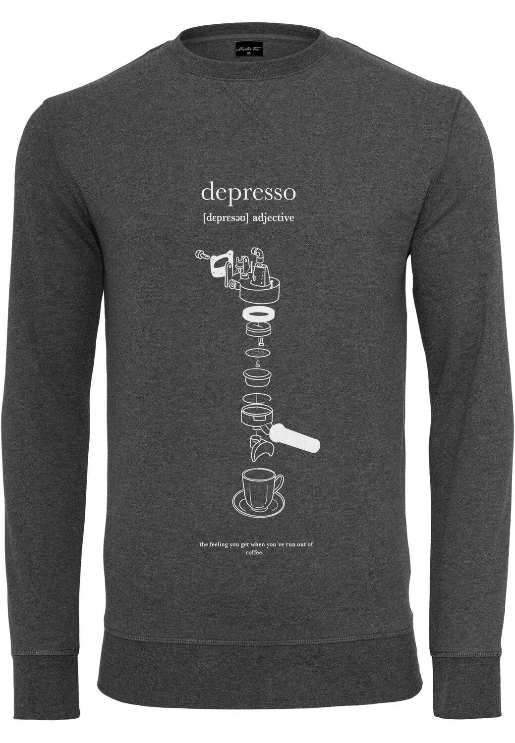 

Толстовка Mister Tee Crewneck Sweater, цвет charcoal