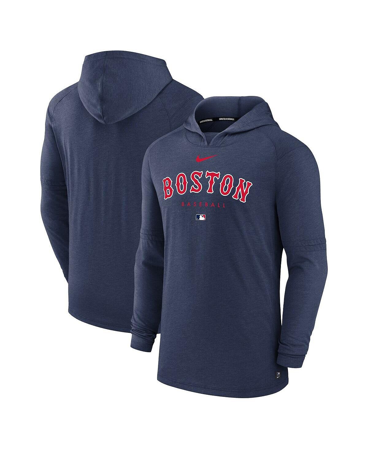 

Мужская темно-синяя толстовка с капюшоном Boston Red Sox Authentic Collection Early Work Tri-Blend Performance Pullover Nike