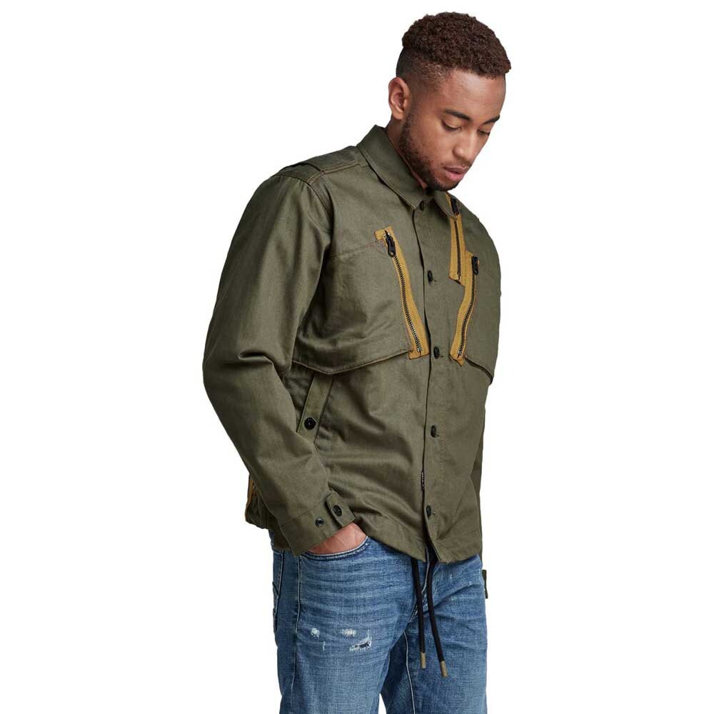 

Куртка G-Star Slanted Pocket Overshirt, зеленый