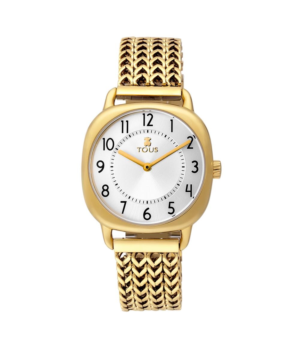 цена Женские часы Osier 1920 из золотой IP-стали Tous, золотой