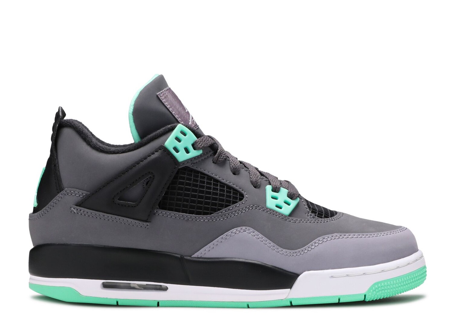 

Кроссовки Air Jordan Air Jordan 4 Retro Gs 'Green Glow', серый