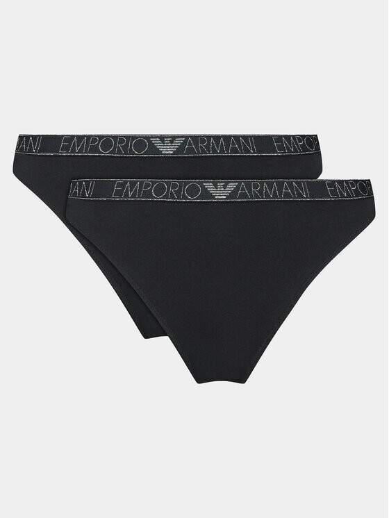

Комплект из 2 женских трусов Emporio Armani Underwear, черный