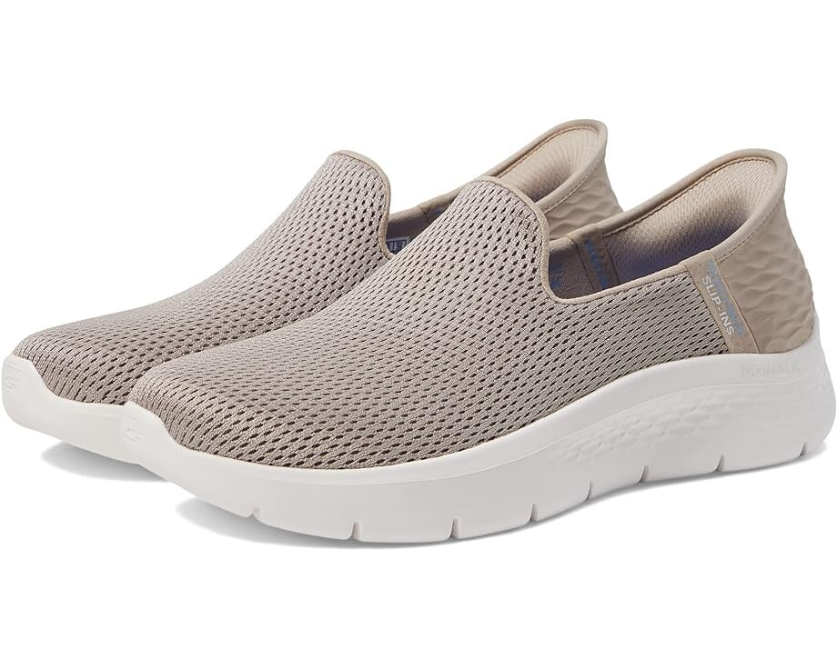 

Кроссовки SKECHERS Performance Go Walk Flex Relish Hands Free Slip-Ins, цвет Taupe/Blue