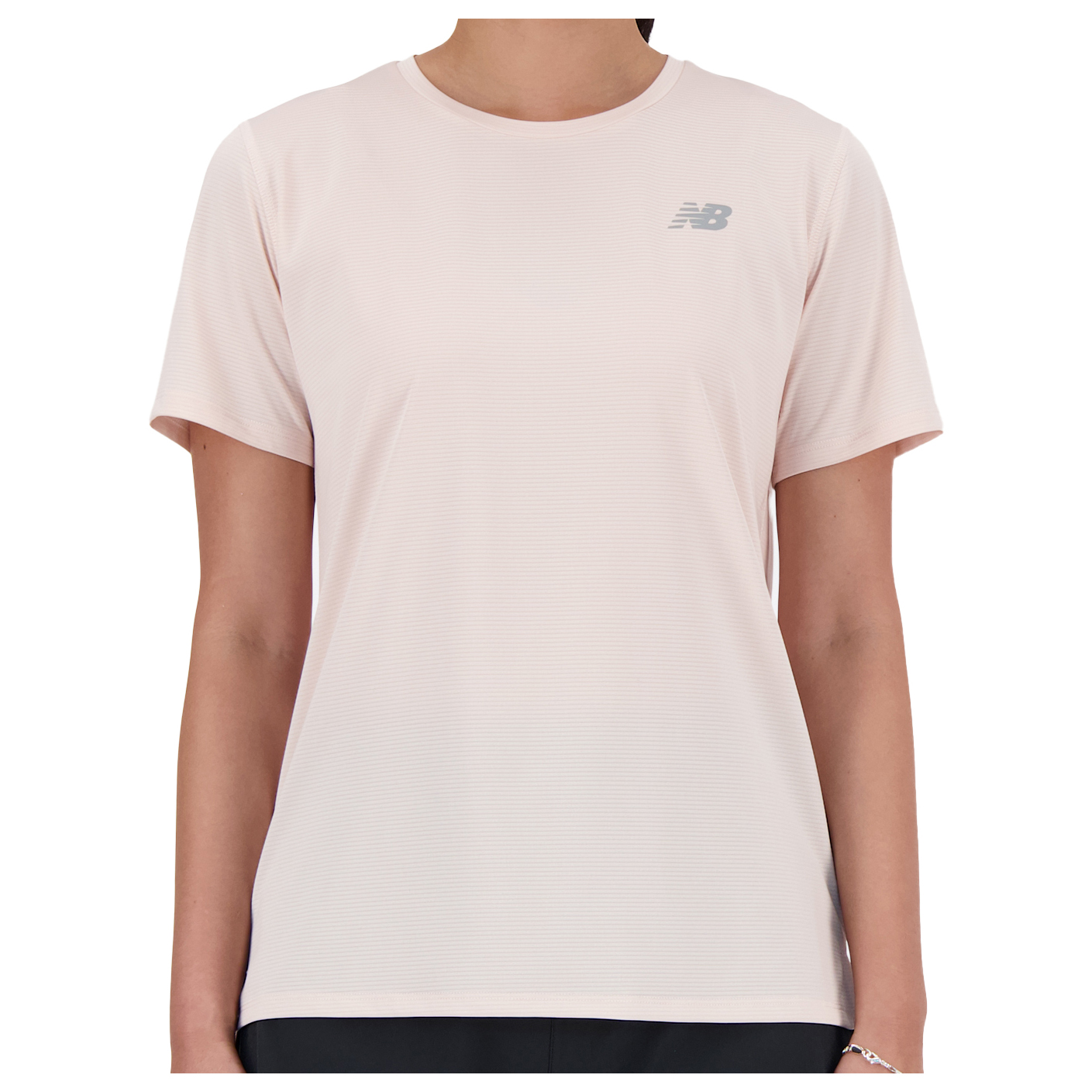 Беговая рубашка New Balance Women's Sport Essentials S/S, цвет Quartz Pink