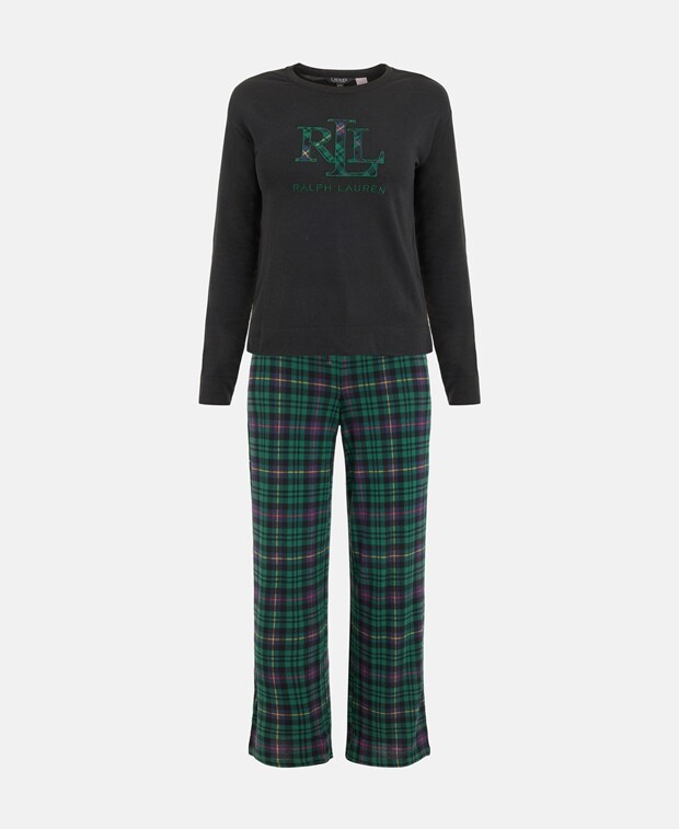 

Пижама Lauren Ralph Lauren, темно-зеленый