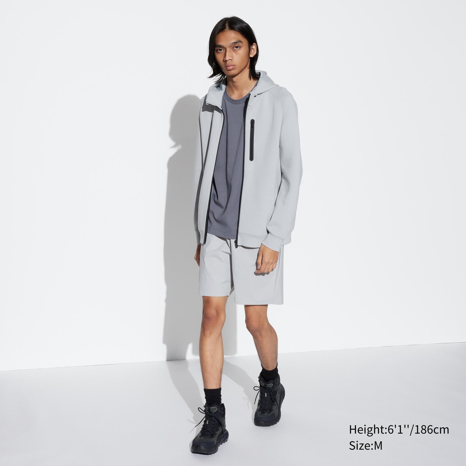 

Ультраэластичные шорты dry-ex UNIQLO, светло-серый