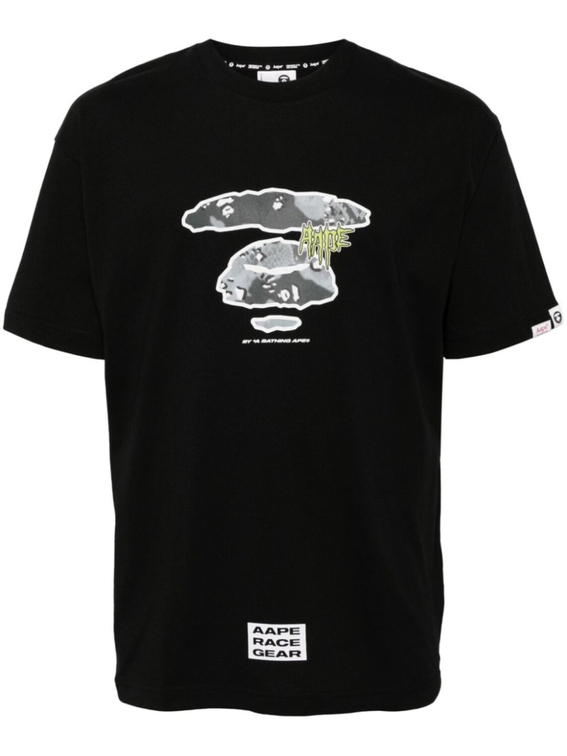 

AAPE BY *A BATHING APE футболка с логотипом, черный
