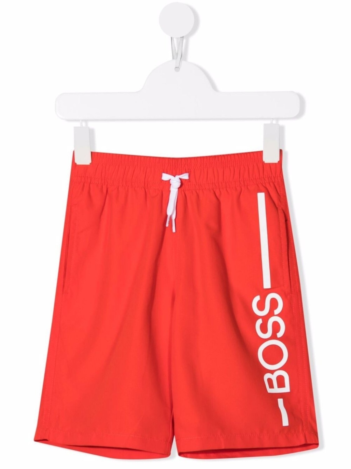 

Плавки-шорты с логотипом BOSS Kidswear, красный