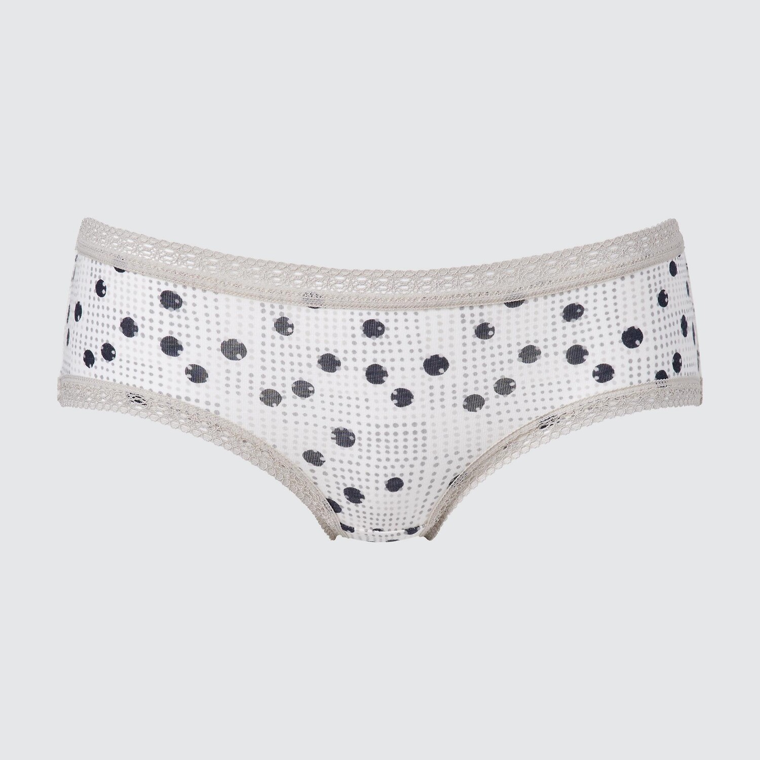 

Трусики-шорты Uniqlo Hiphugger Dots, светло-серый