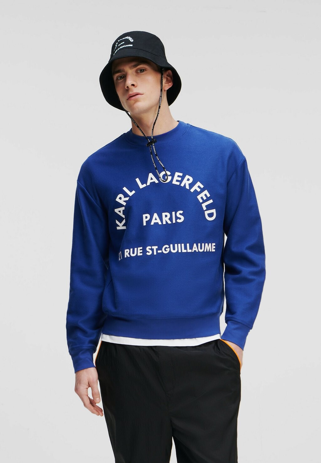 

Толстовка RUE ST GUILLAUME ATHLEISURE KARL LAGERFELD, синий мазарин