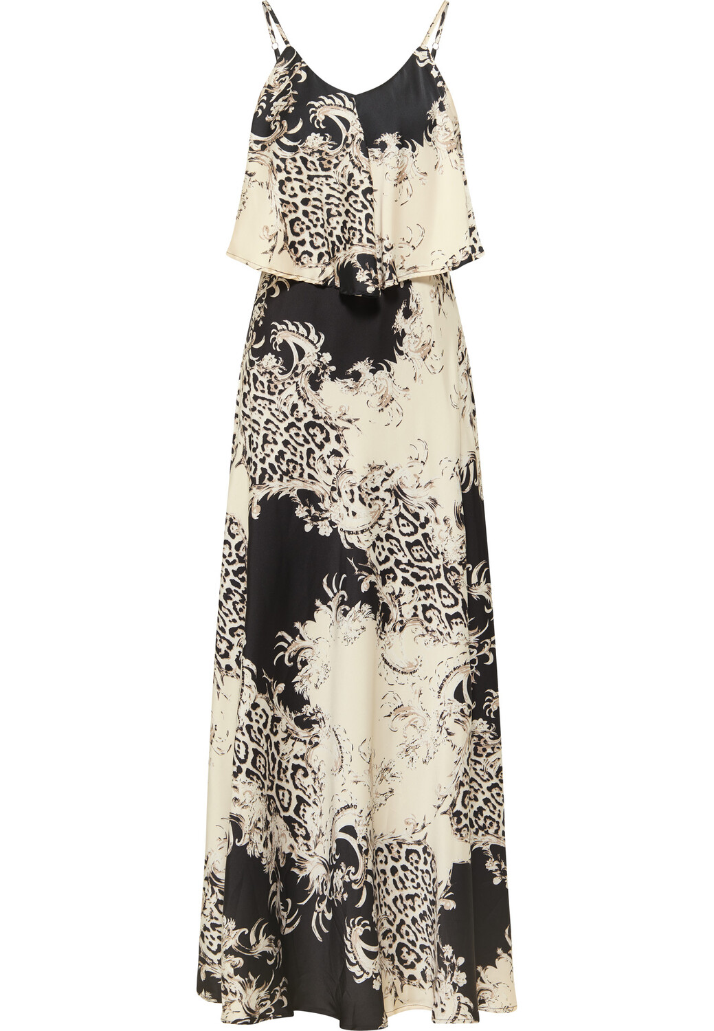 

Платье faina Maxi Mit Allover Print, черный