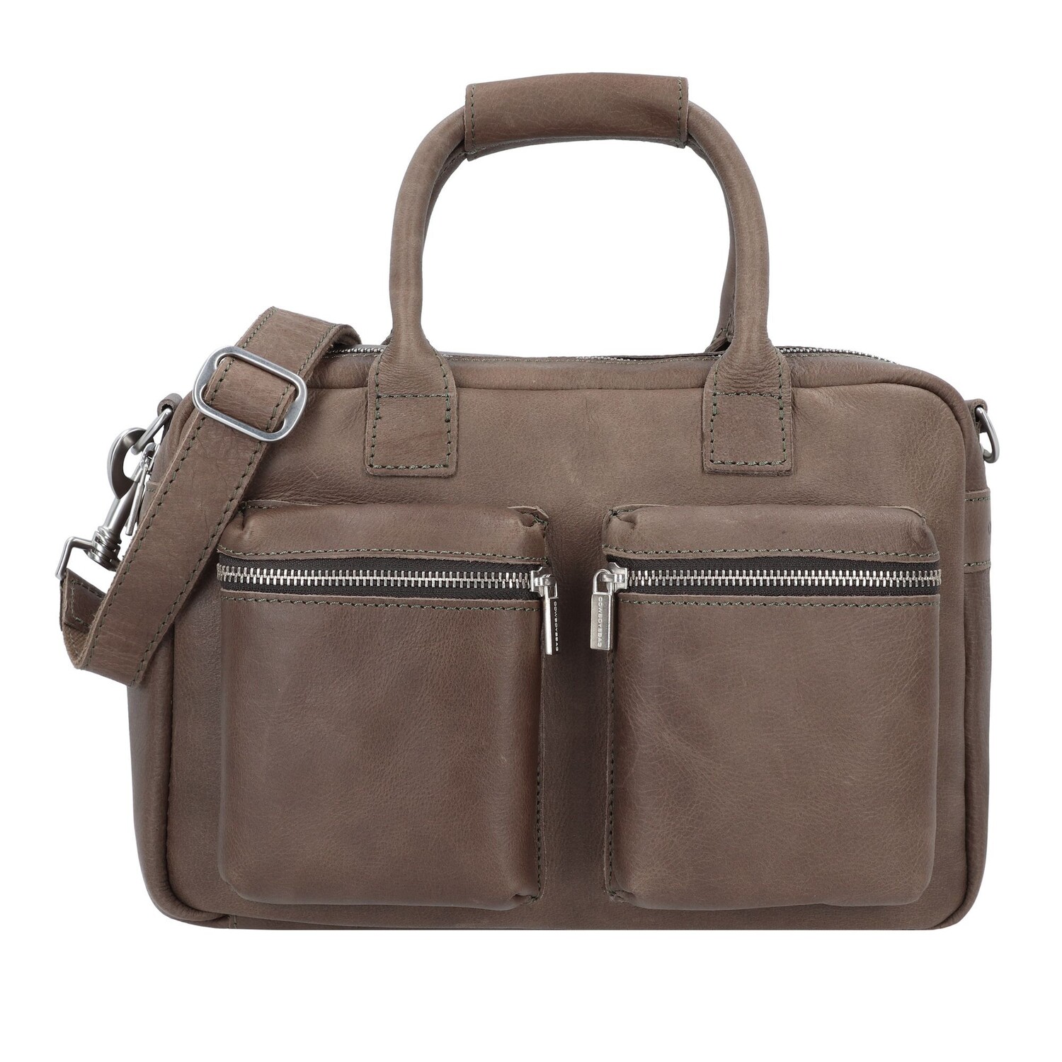 

Сумка Cowboysbag Little Bag Handtasche Leder 31 cm, цвет storm grey