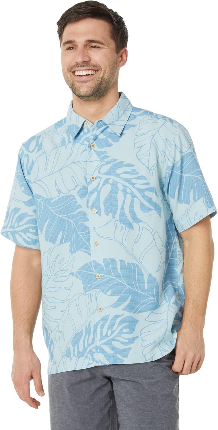 

Рубашка Under Canopy Short Sleeve Woven Quiksilver, цвет Aquatic