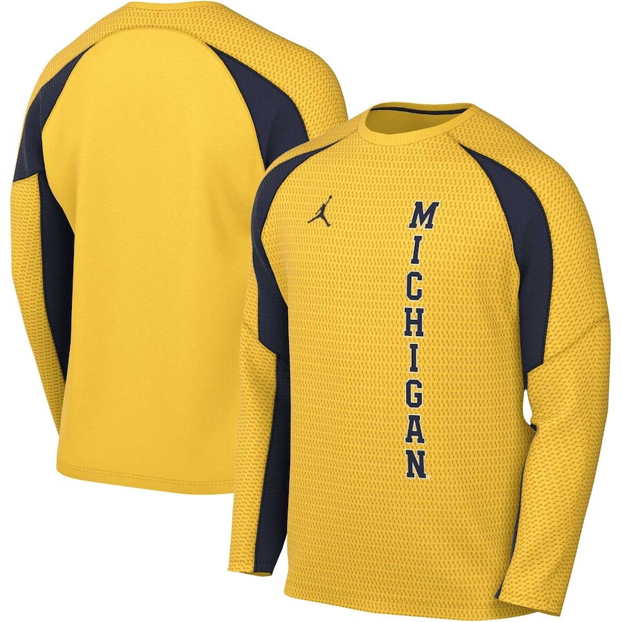 

Футболка с длинным рукавом Jordan Brand Michigan Wolverines