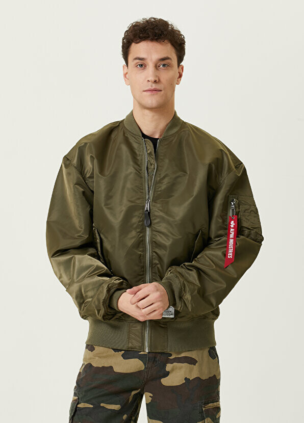 

Двустороннее пальто цвета хаки Alpha Industries