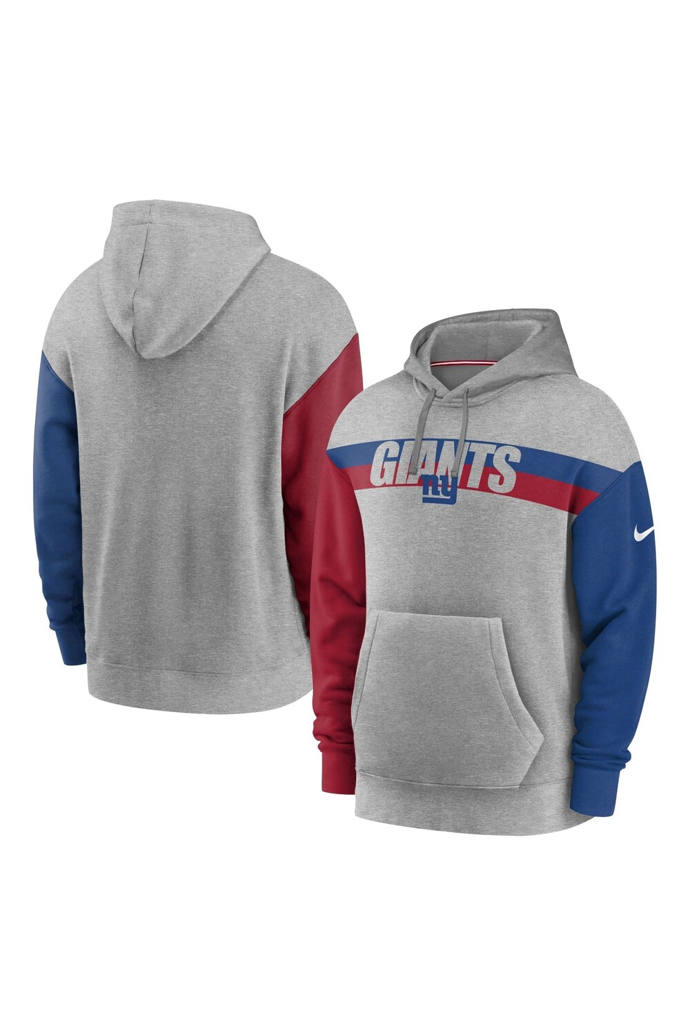 

Толстовка Nike Fanatics New York Giants с надписью Heritage Nike, серый