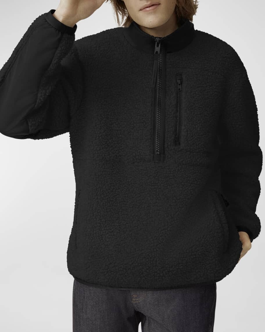 

Мужской обновленный флисовый пуловер Renfrew Canada Goose, Черный