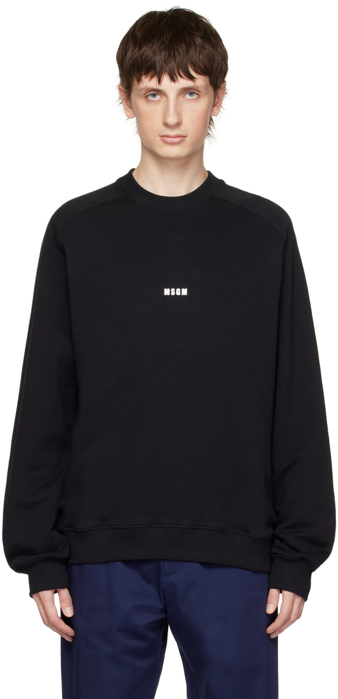 

Черный свитшот MSGM реглан