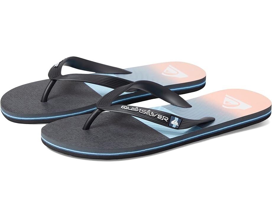 

Сандалии Quiksilver Molokai Print, цвет Blue/Blue/Orange 2
