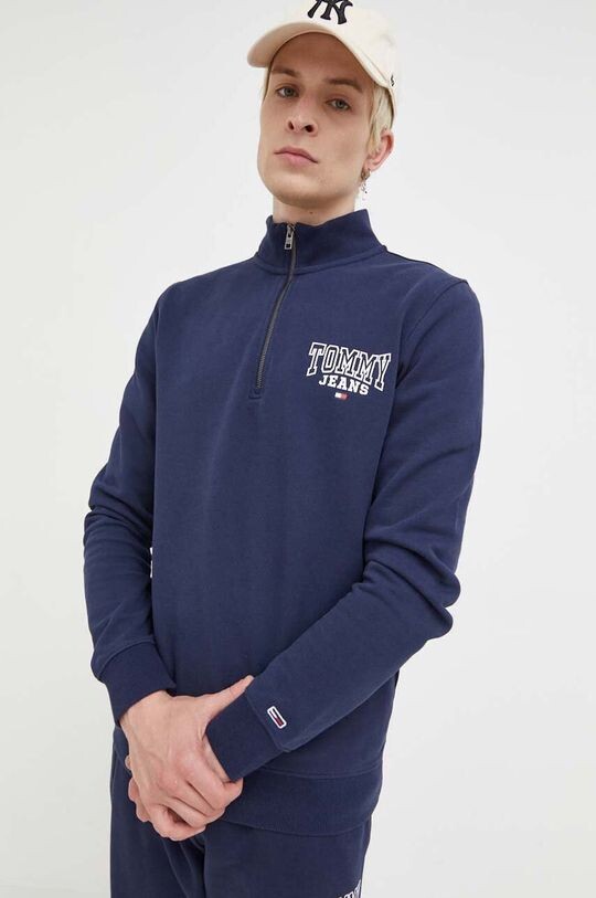 

Хлопковая толстовка Tommy Jeans, темно-синий