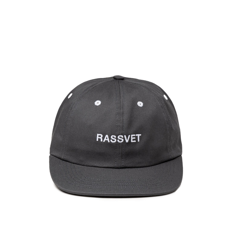 Бейсболка 6-Panel Logo Cap Rassvet, серый 4 panel cap