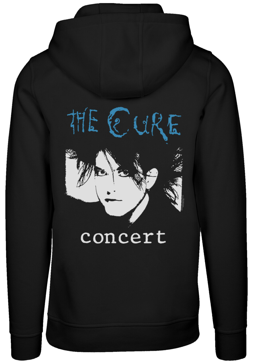 

Пуловер F4NT4STIC Hoodie The Cure Rock Music Band Robert Illustration, черный