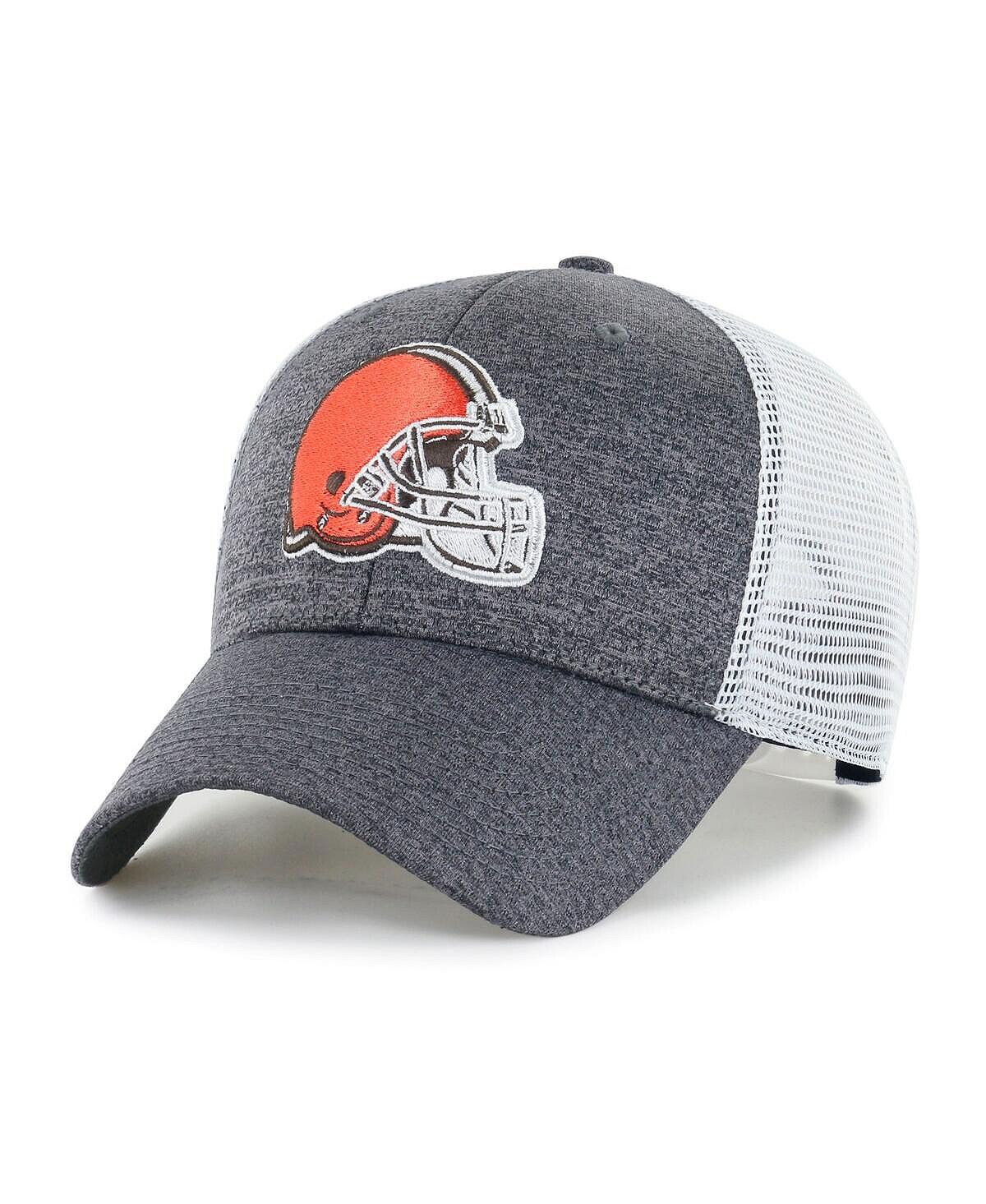 

Мужская темно-серая белая кепка Cleveland Browns Paddock Snapback Fan Favorite