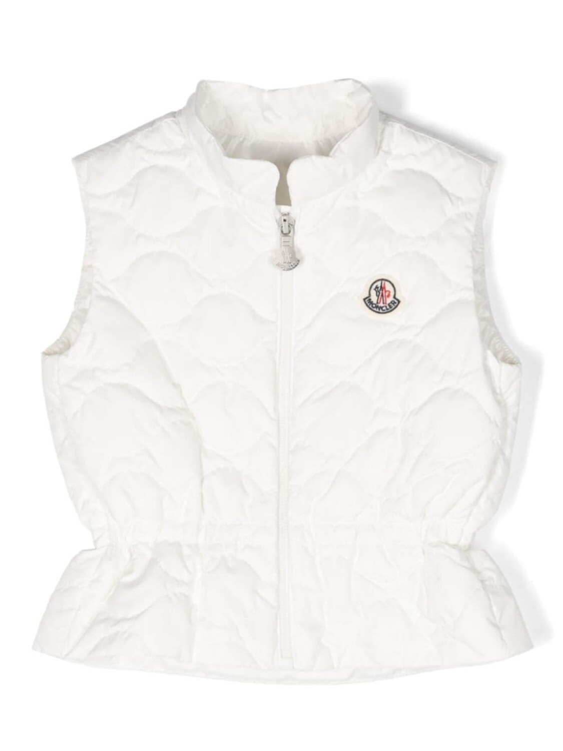 

Moncler Enfant дутый жилет Ambertine, белый