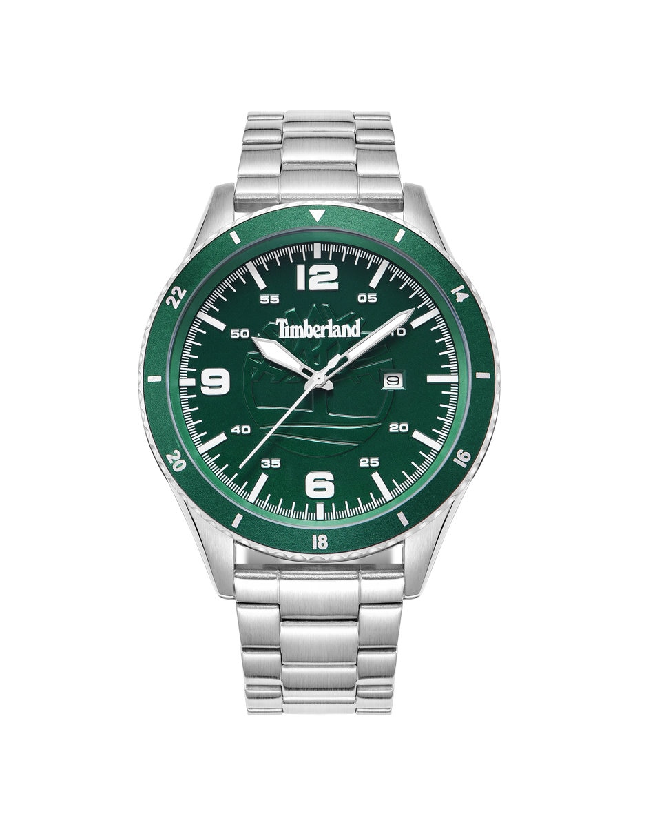 серебряный чокер с зеленым апатитом Мужские часы Ashmont TDWGH0010505 со стальным и серебряным ремешком Timberland, серебро