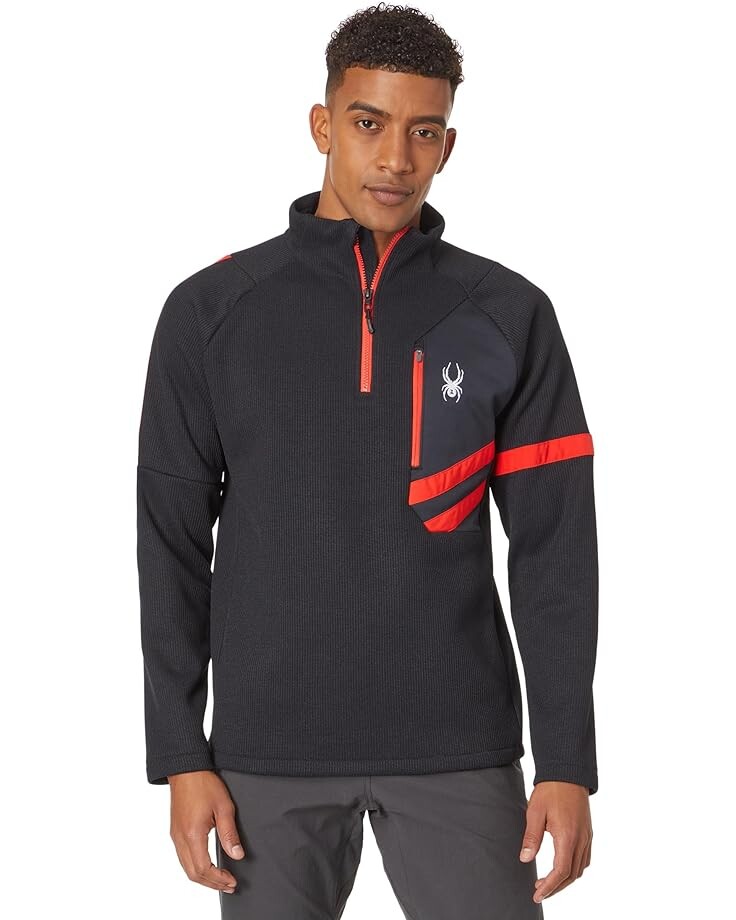 

Куртка Spyder Wengen Bandit 1/2 Zip, черный