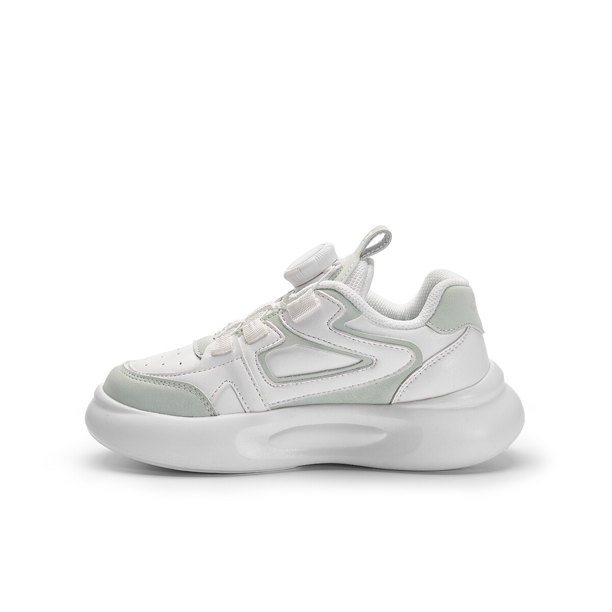 

Детские кроссовки для скейтбординга Kids Low-top White Jeep, цвет Apple Green
