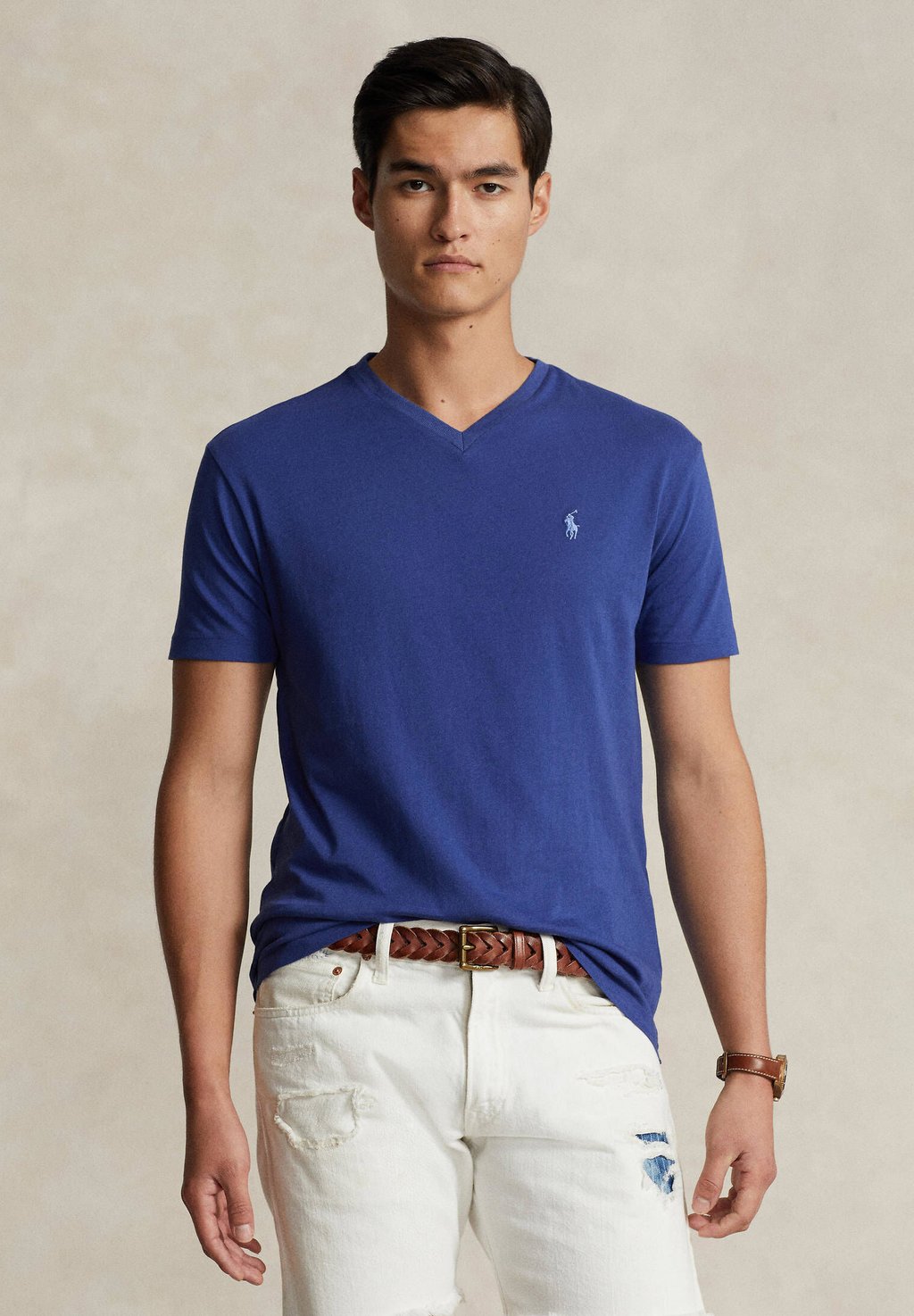 Базовая футболка Short Sleeve Polo Ralph Lauren, цвет beach royal c