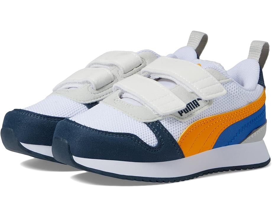 

Кроссовки Puma R78 Hook and Loop, цвет Puma White/Zinnia/Dark Night