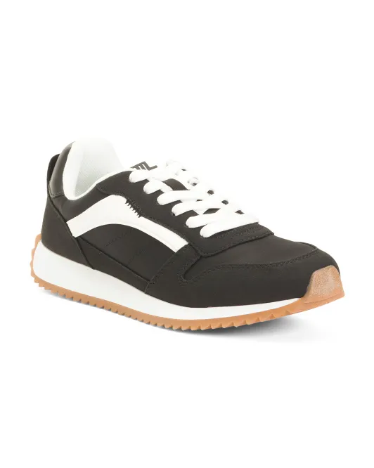 

Кроссовки Kinkade с цветными блоками Steve Madden, черный/белый