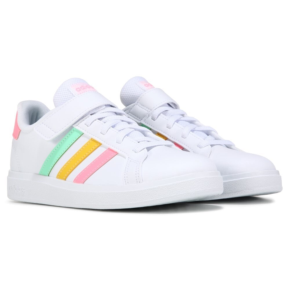 

Детские кроссовки Grand Court 2.0 Little Kid Adidas, белый