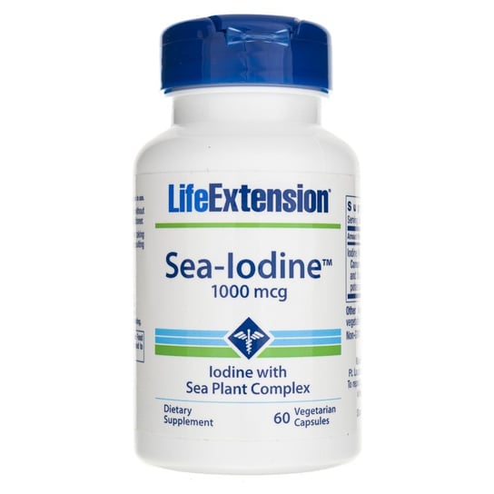 Life Extension, Морской йод, 60 капсул