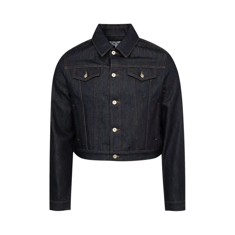 

Спортивная куртка Loewe Fitted 'Raw Denim', синий